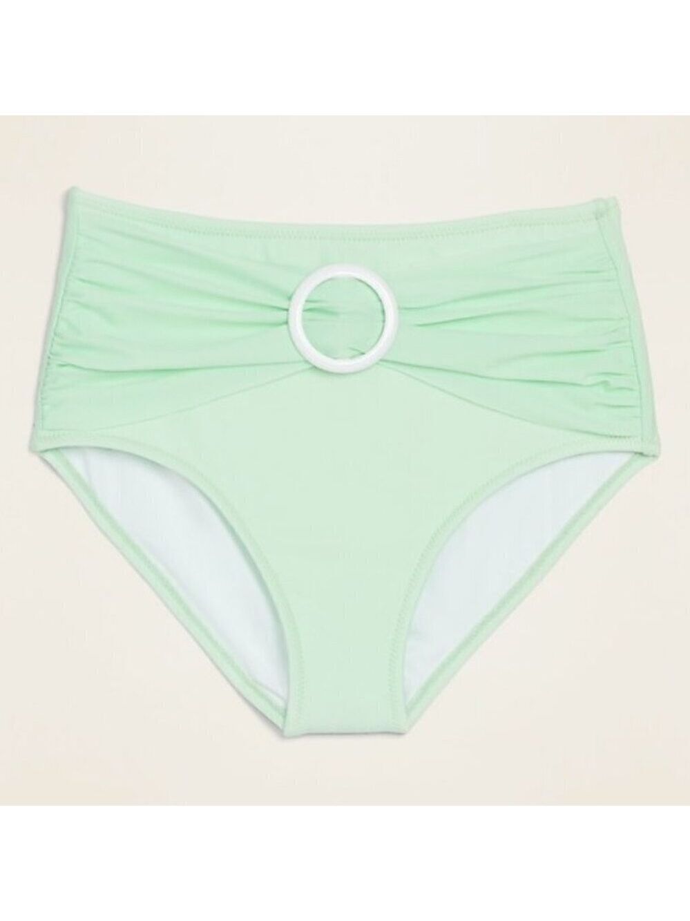 NEW Old Navy Mint High-Waisted Belted O-Ring Swim Bottoms Size XS